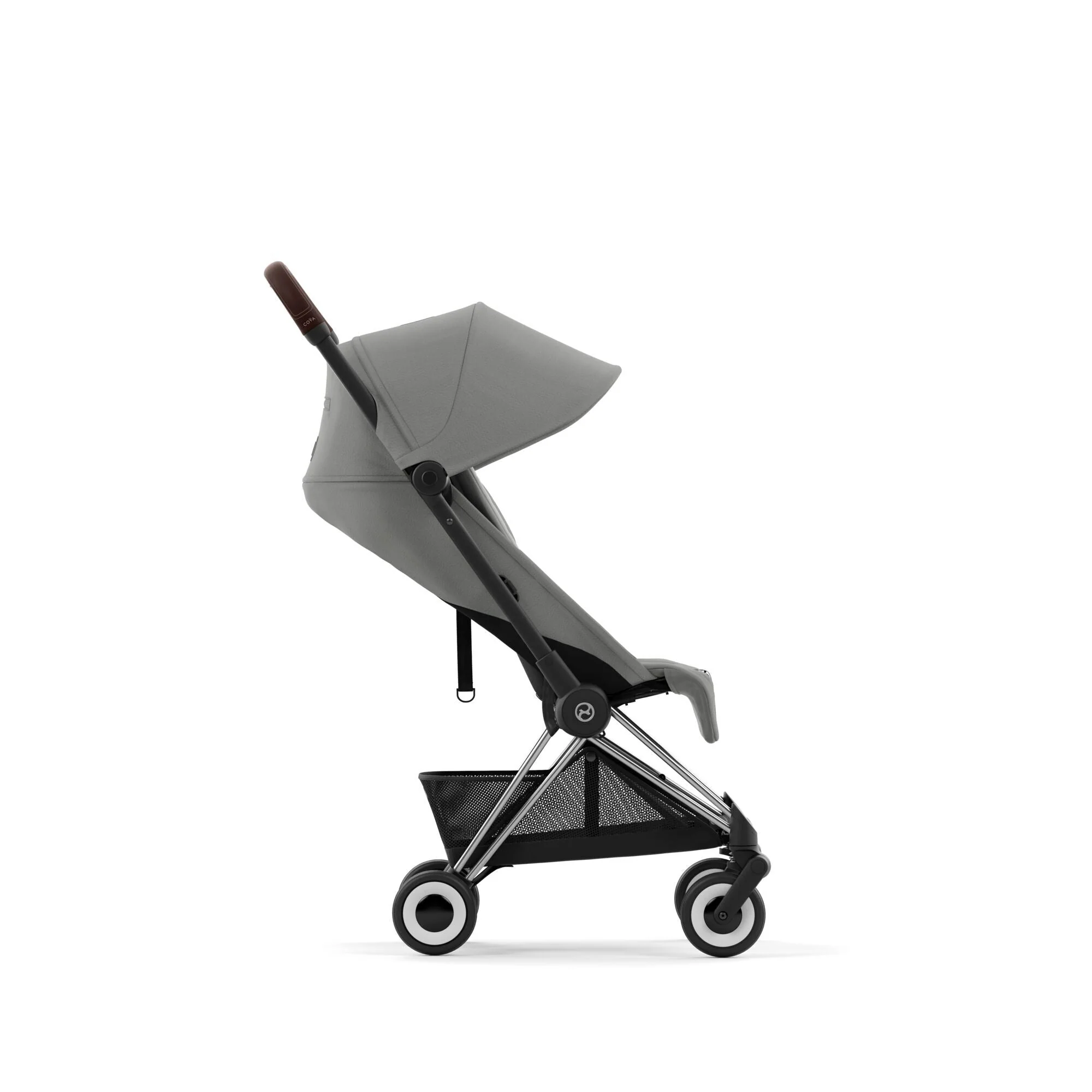 עגלת תינוק Coya כרום חום Mirage Grey - Image 3