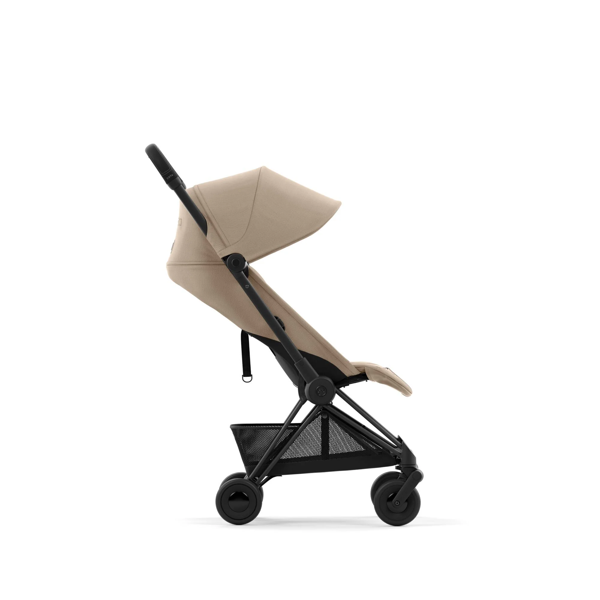 עגלת תינוק Coya שחור מט Cozy Beige - Image 3