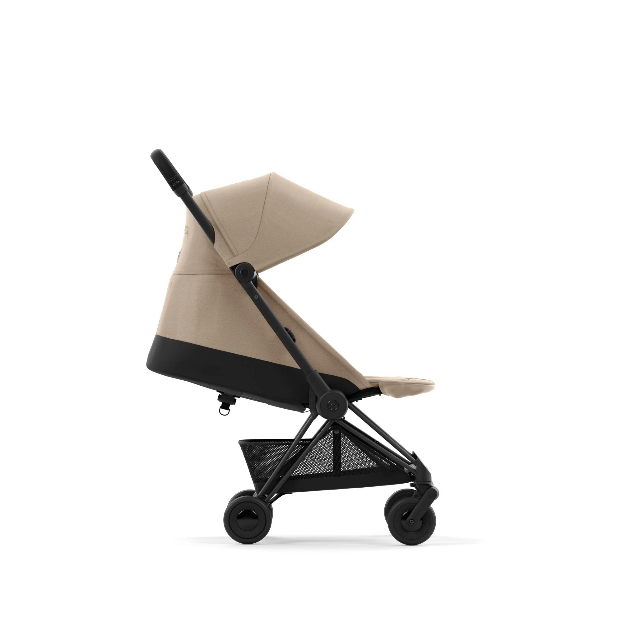 עגלת תינוק Coya שחור מט Cozy Beige - Image 6