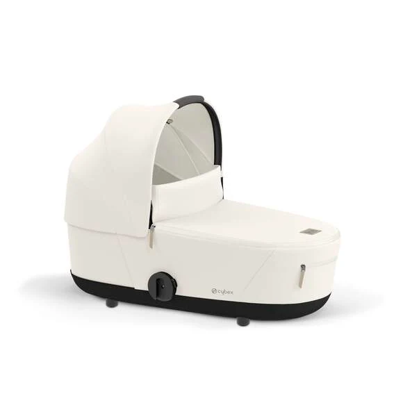 עגלת תינוק Mios 3 Off White עם שלדה כרום חום - Image 6