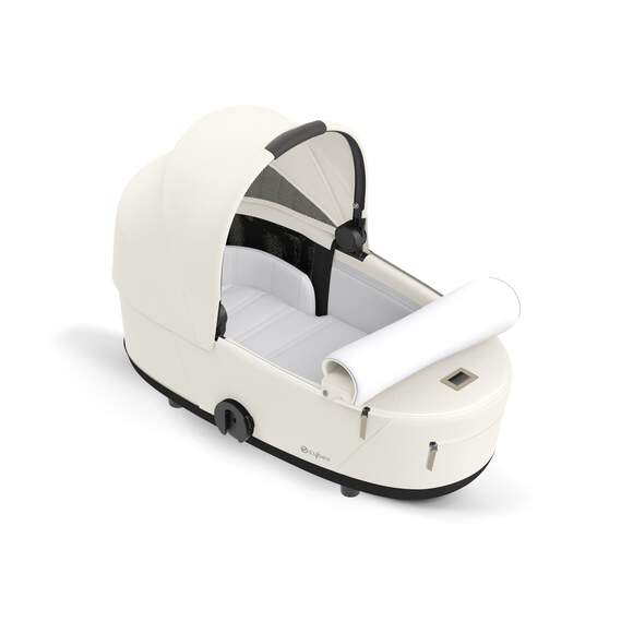 עגלת תינוק Mios 3 Off White עם שלדה כרום חום - Image 7