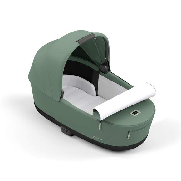 עגלת תינוק Priam 4 Leaf Green עם שלדה כרום שחור - Image 5
