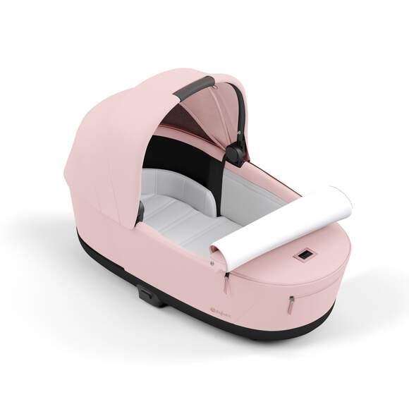 עגלת תינוק Priam 4 Peach Pink עם שלדה רוזגולד - Image 5